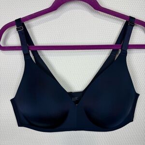 Soma Vanishing 360 Wireless Bra 40B In Washed Indigo